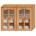 Bogdan Furniture Europe Горен витринен шкаф Ola 80BB-E20