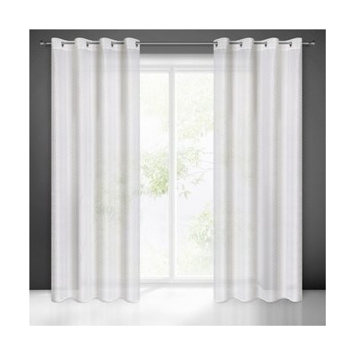 HOTOVÁ ZÁCLONA SIBEL 140X250 CM BIELA