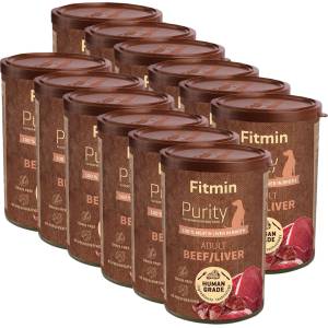 Fitmin Purity Възрастен Говеждо / Черен дроб 12 x 400 г