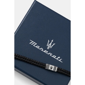 MASERATI Кожена гривна Maserati LEATHER мъжка JM424AVE25 (JM424AVE25)