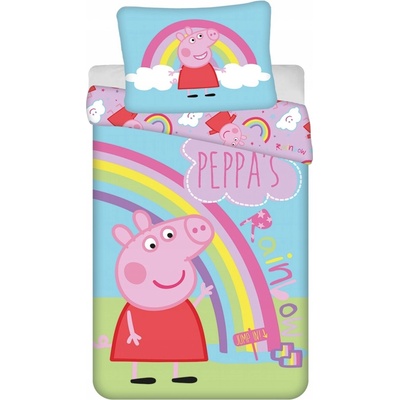 Jerry Fabrics bavlna obliečky Prasiatko Peppa PEP016 140x200 70x90