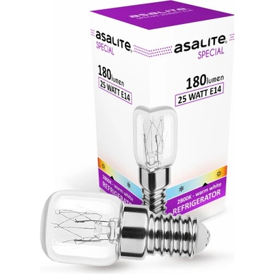 Asalite ASAL0037 žiarovka do chladničky E14 25 W číra
