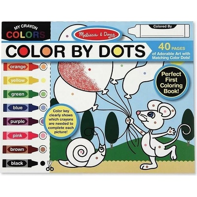 Melissa & Doug Omaľovánka podľa bodiek 40 strán