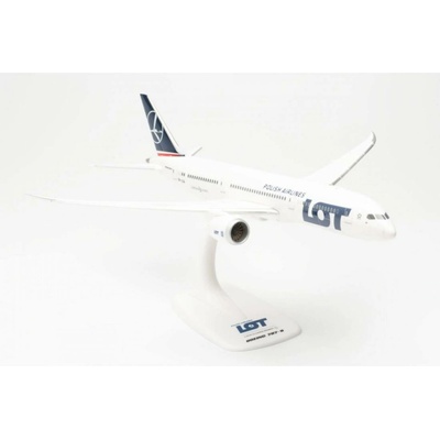 Herpa Boeing 787 9 LOT Polish Airlines 2010s Colors Snap Fit 1:200