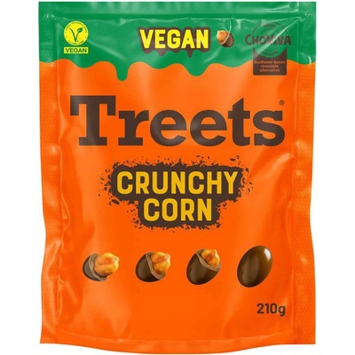 Treets Crunchy Corn vegan s kakaovou alternativou ChoViva 210 g