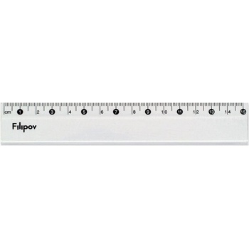 Filipov Линия, 15 cm, пластмасова, прозрачна (1030100033)