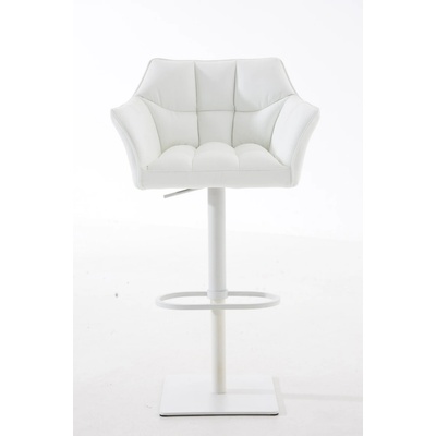 Design-Shop Damas W1 biely rám / koženka Biela