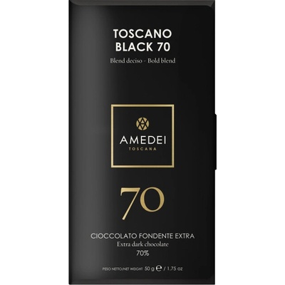 Amedei Toscano Black 70% horká čokoláda 50 g