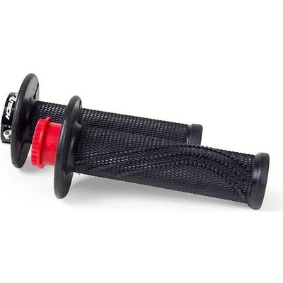 Gripy lock-on R20 Wave, RTECH (černé, 1 pár)
