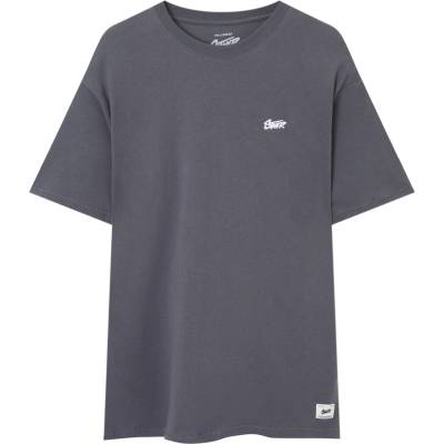 Pull&Bear Тениска сиво, размер L