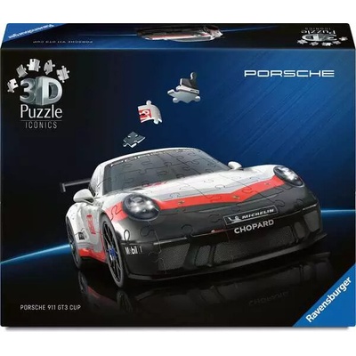 RAVENSBURGER 3D puzzle Iconics: Porsche 911 GT3 Cup 108 ks
