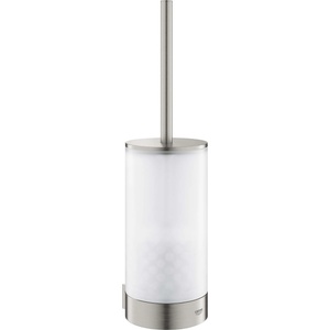 GROHE Selection - Стенна тоалетна четка с държач, стъкло/суперстомана 41076DC0 (41076DC0)