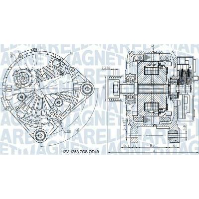 Generátor MAGNETI MARELLI 063732058010