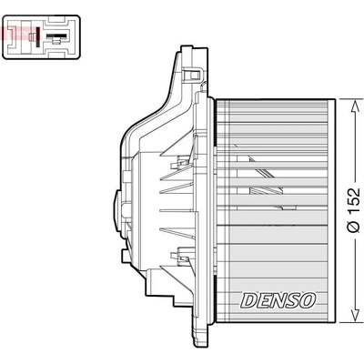vnitřní ventilátor DENSO DEA41015