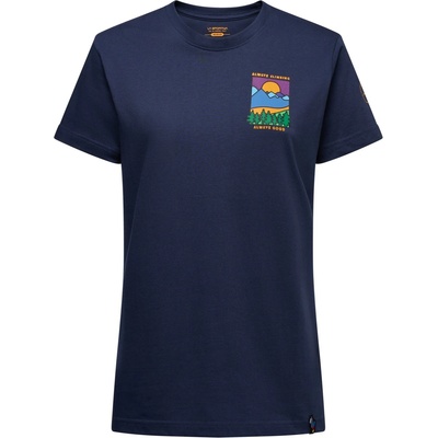 La Sportiva Дамска тениска La Sportiva Women's Always Climbing T-shirt - Night Sky (916-6417-0214)