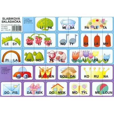 Slabiková skládačka Studio 1+1