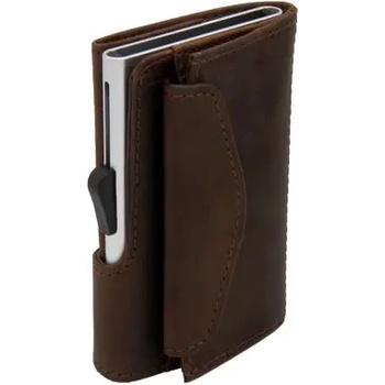 Image 1 of C-Secure Картодържател C-SECURE с портфейл и монетник, Buffalo (CS-COIN-WCH001-BR-SI)