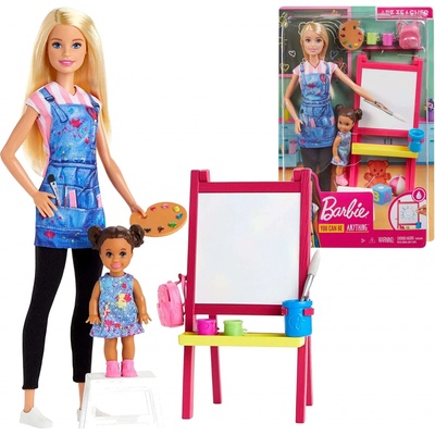 Barbie povolania herný set s bábikou Maliarka