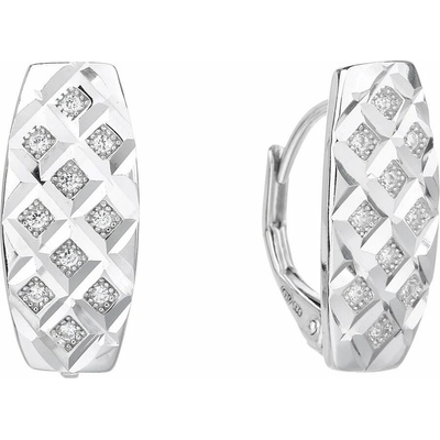 Jan Kos jewellery Stříbrné náušnice MHT-3437/SW00 (Ag 925/1000, 2,74 g)