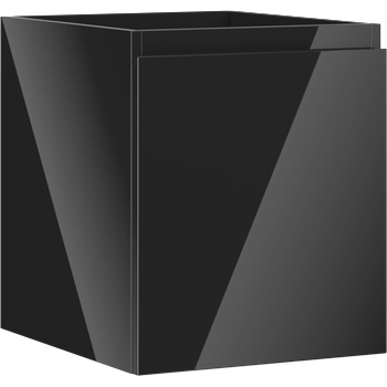 Mexen Orio шкаф за баня под мивка 40 см, 1 чекмедже, черен гланц - 91A10-04047-1-BF70 (91A10-04047-1-BF70)