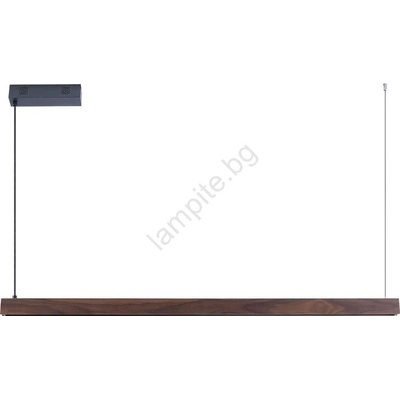 Immax 07300L-LED Димируема люстра на кабел MADEIRA 26W/230V Wi-Fi Tuya 122 cm орех (IM1476)