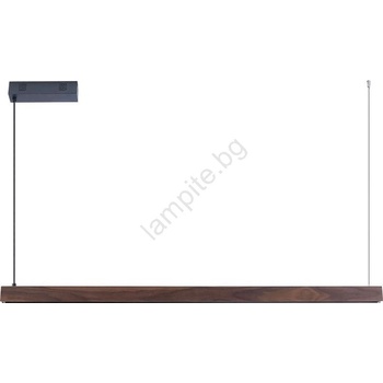 Immax 07300L-LED Димируема люстра на кабел MADEIRA 26W/230V Wi-Fi Tuya 122 cm орех (IM1476)