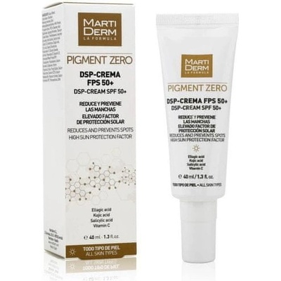 Martiderm Pigment Zero DSP-Cream denný krém proti pigmentovým škvrnám SPF 50+ 40 ml