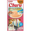 Churu cat snack losos & hřebenatka 4 x 14 g