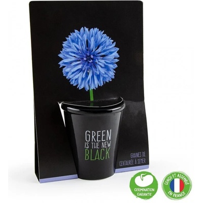 Radis et Capucine Черна саксия Метличина (035732)