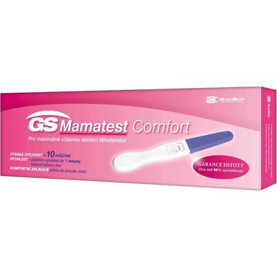 GS Mamatest Comfort 10 Těhotenský test 1 ks – Zbozi.Blesk.cz