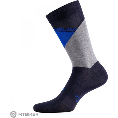 Nalini B0W Wool Socks ponožky čierna/modrá