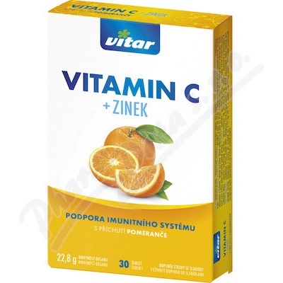 Revital Vitamín C+Zinok 30 tabliet