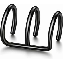 SARINES Earcuff v černém minimalistickém designu S1409