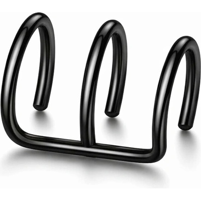 SARINES Earcuff v černém minimalistickém designu S1409