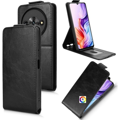 ZTE Blade A76 5 Flip3 Кожен Калъф и Скрийн Протектор