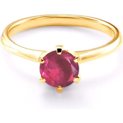 SAVICKI Годежен пръстен Savicki: злато, рубин