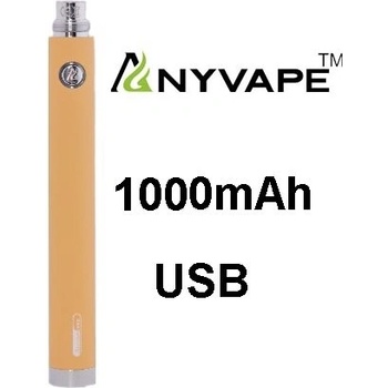 EVOD Anyvape s USB žlutá 1000mAh