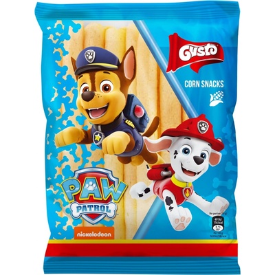 Gusto Paw Patrol Tlapková Patrola Kukuřičný snack nesolený modrý 60 g