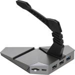 VARR Гейминг USB 3.0 HUB 3 в 1 Кабел за геймърска мишка и Pro Gaming USB HUB 3 порта + четец за карти OUHCRG3 (OUHCRG3)