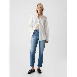 GAP Дънки straight High Rise Cheeky GAP GAP | Sin | ЖЕНИ | 25LONG