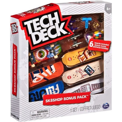 Tech Deck skateshop 6ks s príslušenstvom Flip