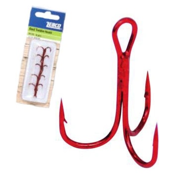 Zebco Sada trojháčku Topic RED vel.4 6 ks