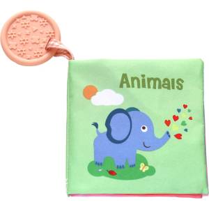 KikkaBoo Текстилна книжка с чесалка Kikkaboo - Animals (31201010272)