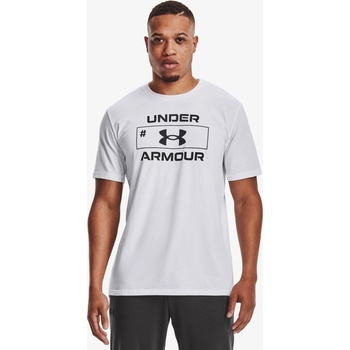 Under Armour Number Script Тениска Under Armour | Byal | МЪЖЕ | S