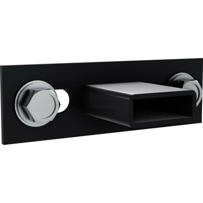 JARMEX U-úchyt pro plotová pole PRATO RAL 9005 černý 26 x 17 x 16 mm, 1 ks