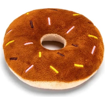 Nobleza plyšová hračka donut 11 cm hnedá