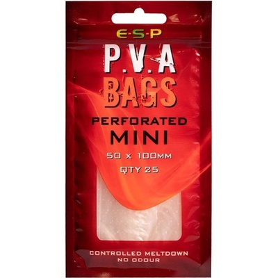 ESP vrecká PVA Mk2 Mini Perforated 50x100mm