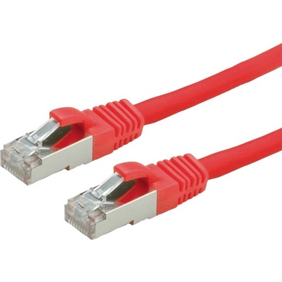 Value 21.99.1271 S/FTP patch, kat. 6, LSOH, 7m, červený