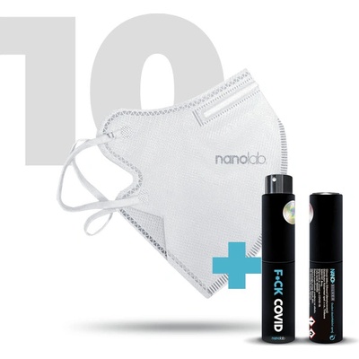 Nanolab nanorespirátor FFP2 bílý Bílá 10 ks – Zbozi.Blesk.cz