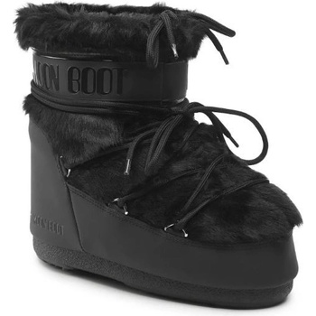 Moon Boot Icon Low Faux Fur black